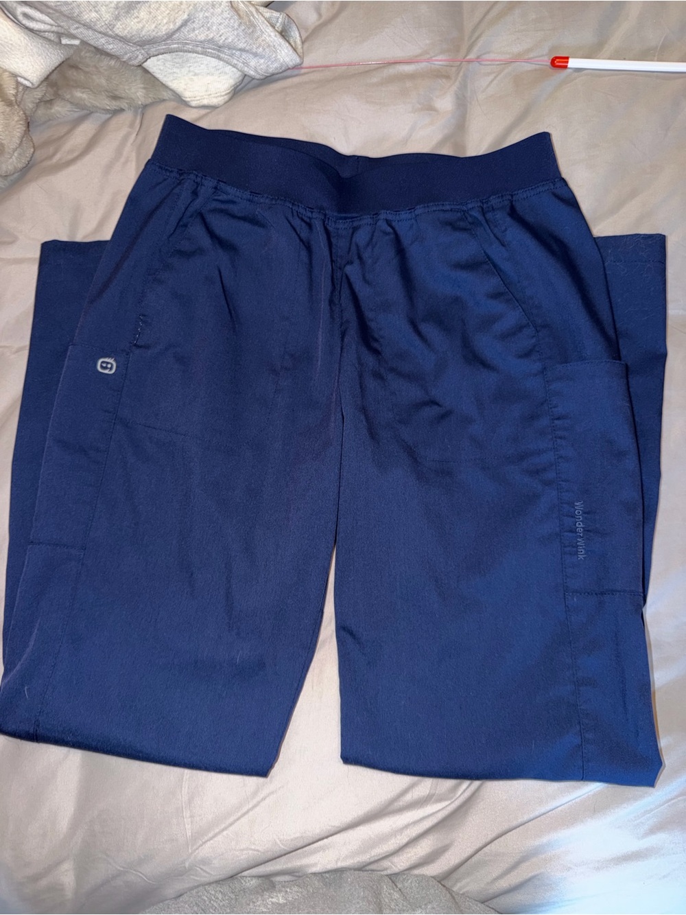 WonderWink Navy Blue Women’s Cargo Scrub Pants